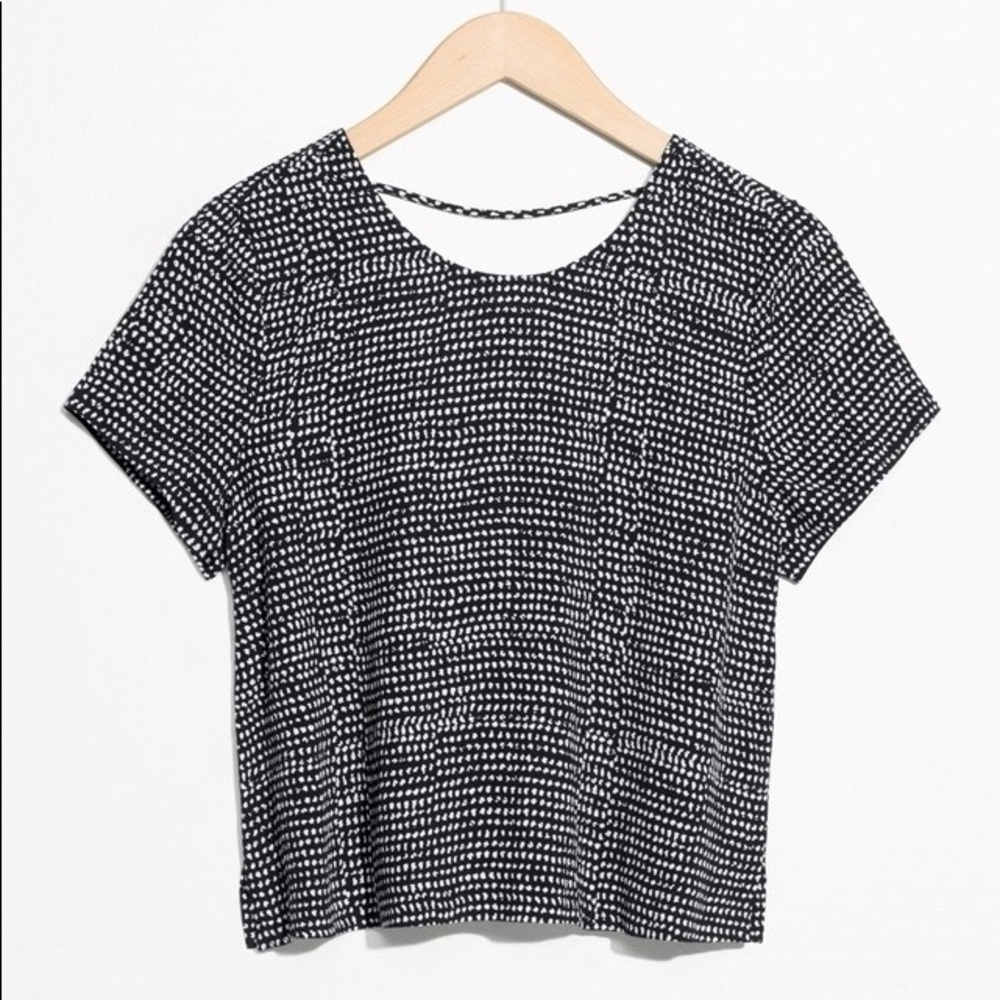 Low Back Polkadot Top from & Other Stories